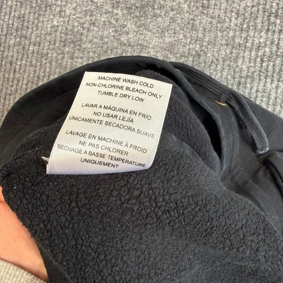 Diamond Supply Co Black Jogger Sweatpants Large "D" Logo Streetwear Zip Pocket - Picture 5 of 10